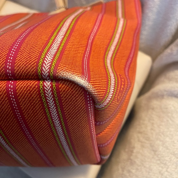 COACH Legacy Weekend Ticking Stripe Tote - Picture 4 of 12